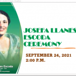 Josefa Llanes Escoda Ceremony 2021