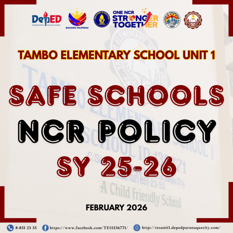 Safe Schools NCR Policy